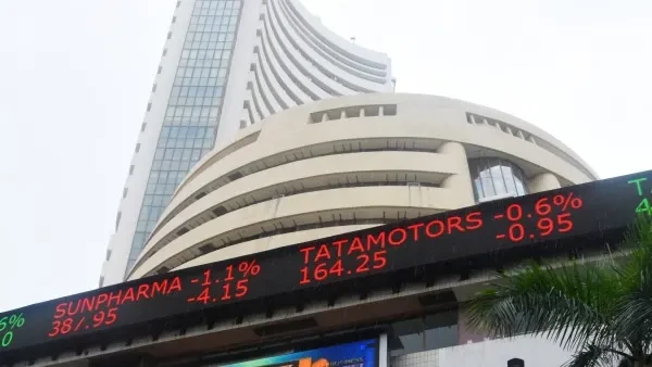 शेयर बाजार में लगातार गिरावट, सेंसेक्स 850 अंक टूटा
