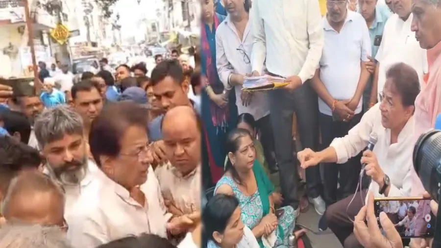 सेंट्रल मार्केट विवाद: सांसद अरुण गोविल के आश्वासन पर महिलाओं ने स्थगित किया धरना