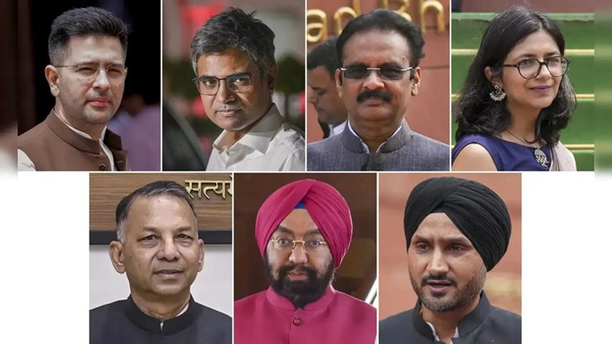 सभापति की मंजूरी के बाद राज्यसभा में बदले सियासी समीकरण, आप के 7 सांसदों का भाजपा में विलय
