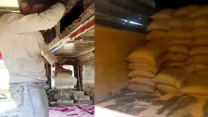 बागपत में राशन सप्लाई में बड़ा घोटाला, पत्थरों से वजन पूरा करने का आरोप