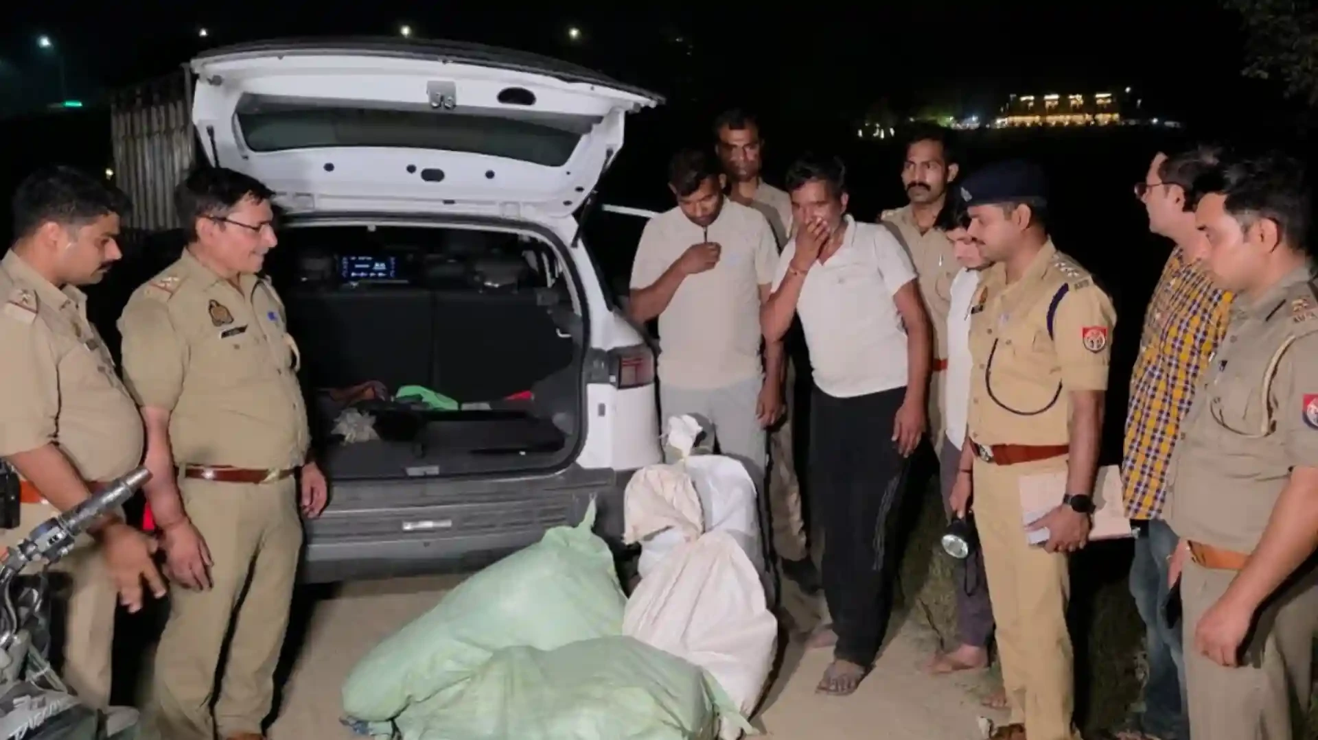 मुजफ्फरनगर: गांजा तस्करों से पुलिस की मुठभेड़, 5 गिरफ्तार, 2 घायल