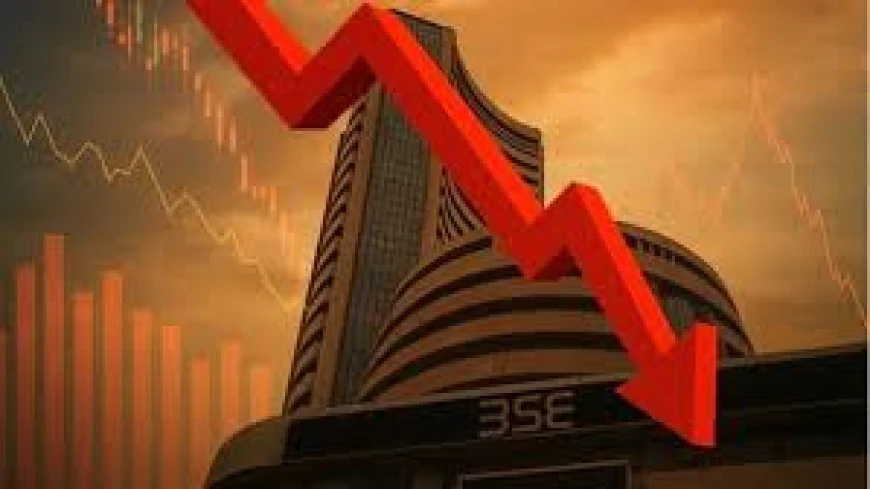 शेयर बाजार में गिरावट; सेंसेक्स 367 अंक फिसला, निफ्टी 24000 से फिसला