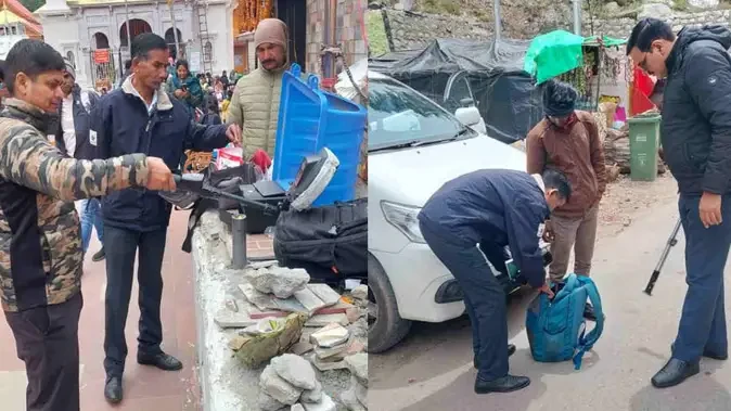 गंगोत्री-यमुनोत्री धाम में सुरक्षा सख्त, बम निरोधक दस्ते ने चलाया सर्च अभियान