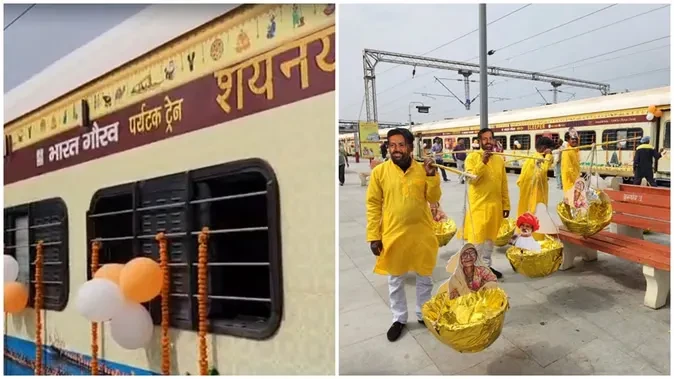 नांदेड़ साहिब के लिए रवाना हुई भारत गौरव ट्रेन, श्रद्धालुओं में उत्साह