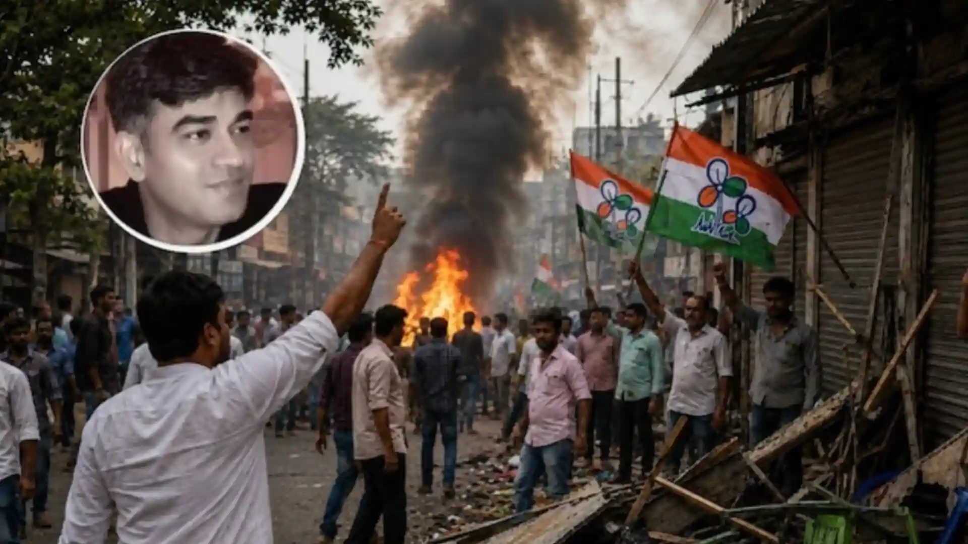 प. बंगाल में हिंसा की लहरः चन्द्रनाथ की हत्या
