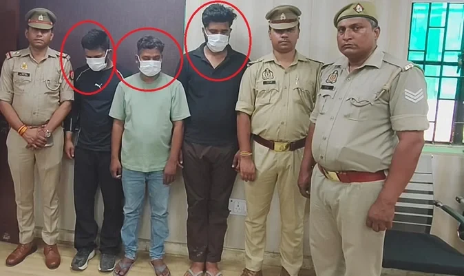 नोएडा में लैपटॉप चोरी करने वाले गिरोह का भंडाफोड़, 3 गिरफ्तार