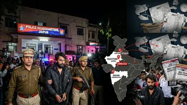 कई शहरों में लीक हुआ था नीट का पेपर, जयपुर में मास्टरमाइंड गिरफ्तार
