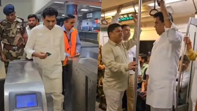 पीएम मोदी की अपील का असर, कपिल मिश्रा ने मेट्रो से किया सफर