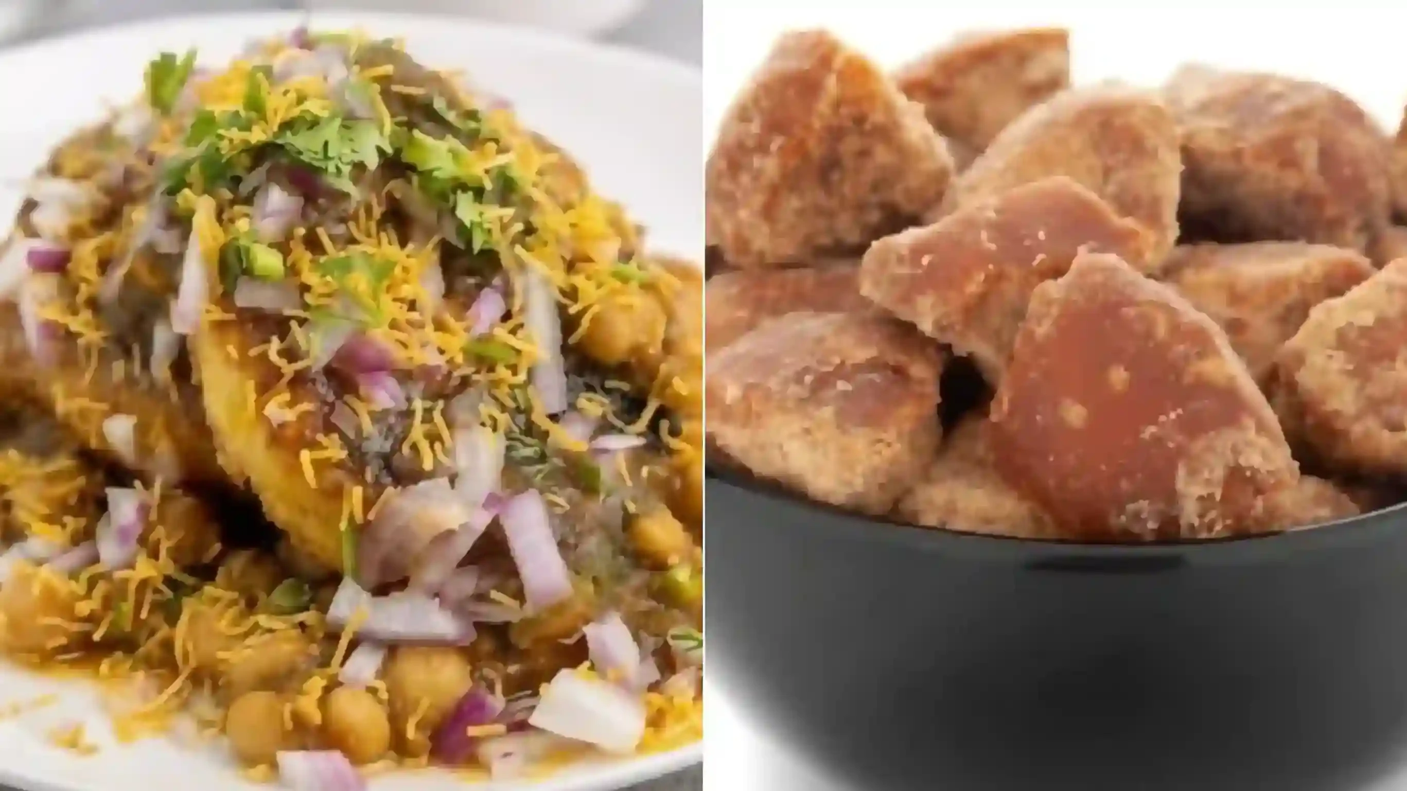 पेड़ा, चाट और गुड़ !