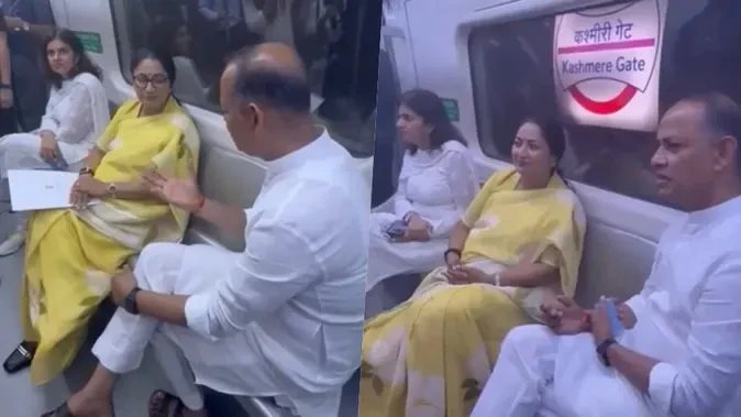 ‘मेट्रो मंडे’ की शुरुआत, सीएम रेखा गुप्ता ने मेट्रो और बस से किया सफर