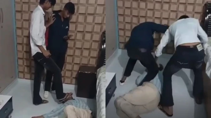 बुलंदशहर में युवक को बंधक बनाकर पीटा, वीडियो वायरल