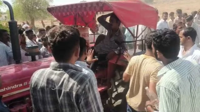 जालौर में इंडस्ट्रियल पार्क भूमि विवाद, ग्रामीणों का धरना जारी
