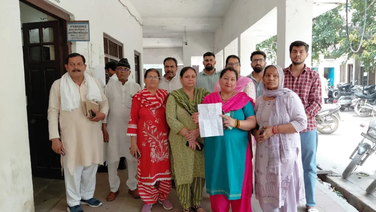 मुजफ्फरनगर: सुमन विहार में नए रास्ते के प्रस्ताव का स्थानीय लोगों ने किया विरोध