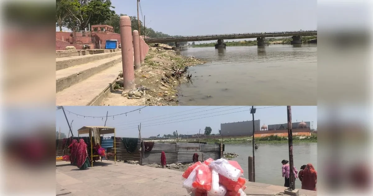 शुकतीर्थ मेले से पहले महिला घाट पर खोदा गया गड्ढा, तैयारियों पर उठे सवाल