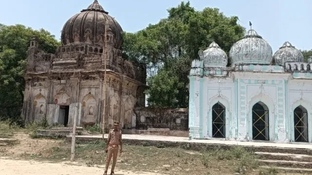 लखनऊ: विवादित ढांचे पर धार्मिक गतिविधियों पर रोक, भारी पुलिस बल तैनाती
