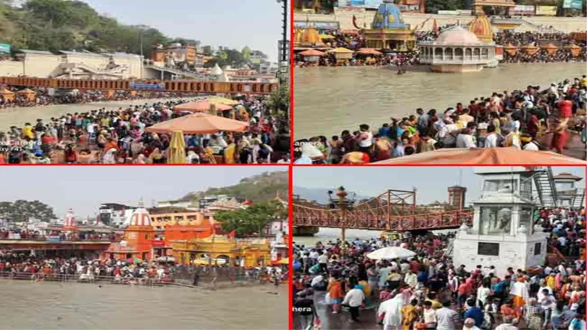गंगा दशहरा पर हरिद्वार में उमड़ा आस्था का सैलाब, ‘हर-हर गंगे’ का जयघोष