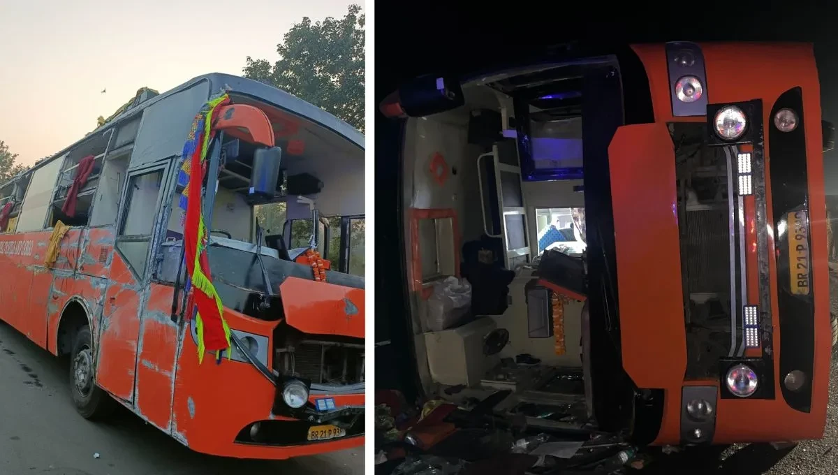 आगरा-लखनऊ एक्सप्रेसवे पर दर्दनाक हादसा, बस पलटने से 5 की मौत