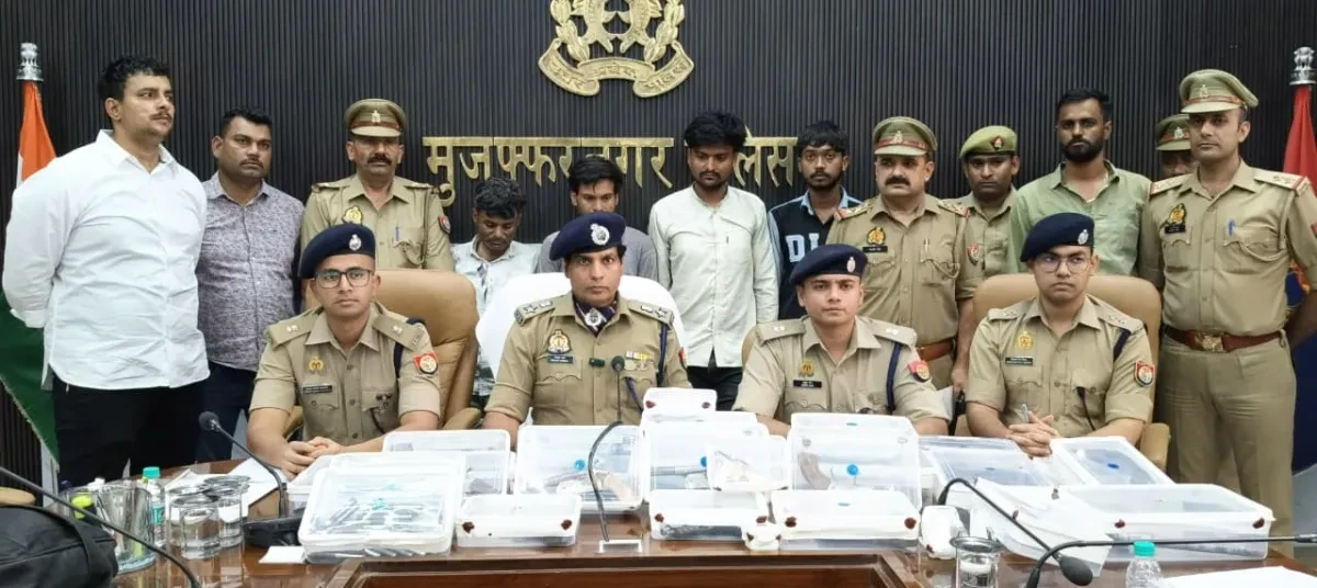 मुजफ्फरनगर में अवैध हथियार फैक्ट्री का भंडाफोड़, कई राज्यों तक फैला था नेटवर्क
