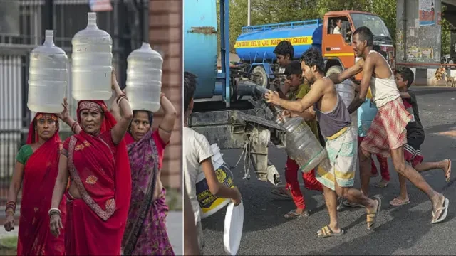 भीषण गर्मी के बीच राजधानी में पानी की किल्लत, कई इलाकों में हाहाकार