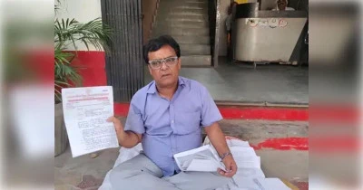 मुजफ्फरनगर: बीएसए कार्यालय में प्रधान लिपिक का धरना, वेतन रोकने और उत्पीड़न के आरोप