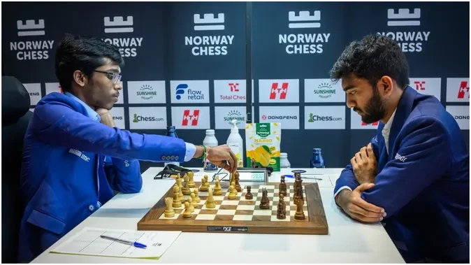 नॉर्वे चेस 2026: गुकेश ने प्रज्ञानंद को हराया, दिव्या देशमुख महिला वर्ग में शीर्ष पर