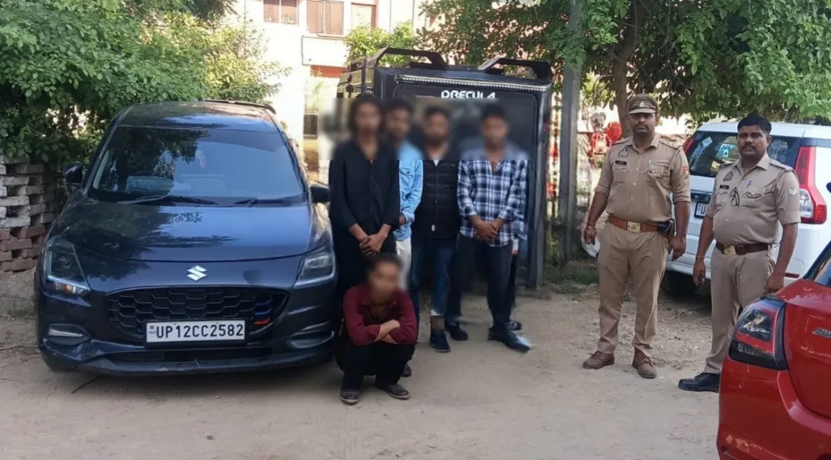 मुजफ्फरनगर: सड़क पर खतरनाक स्टंट करने पर 5 गिरफ्तार, दो वाहन जब्त