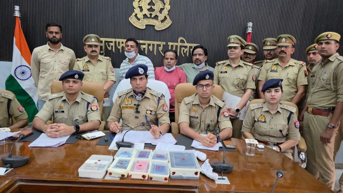 मुजफ्फरनगर में वाहन चोर गिरोह का पर्दाफाश, 3 बदमाश गिरफ्तार