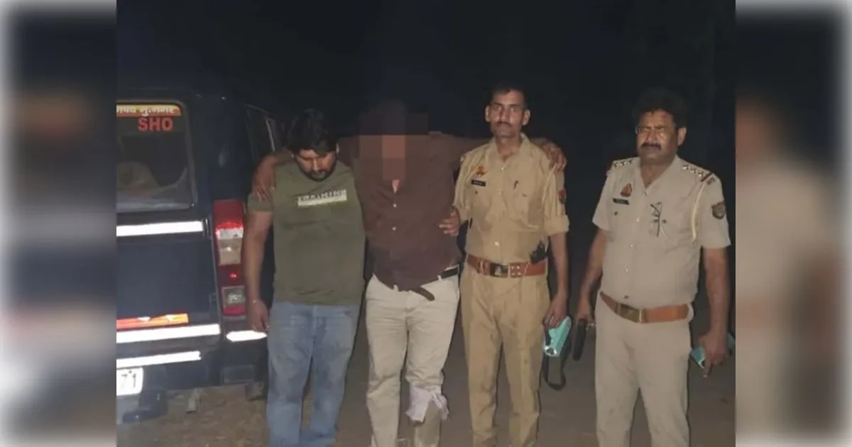 मुजफ्फरनगर: रतनपुरी में मुठभेड़ के बाद गौकशी का वांछित आरोपी गिरफ्तार