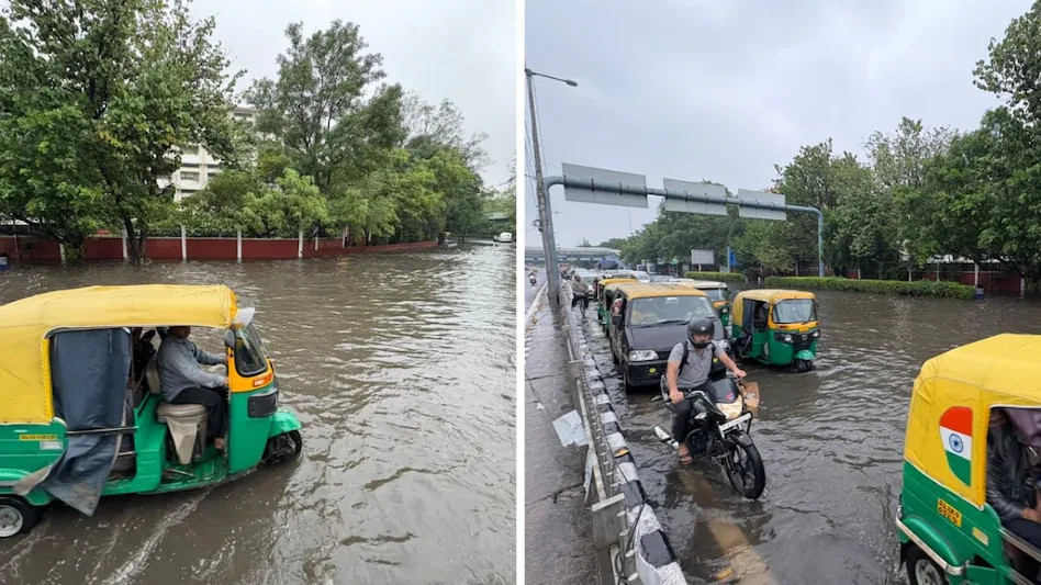 दिल्ली-एनसीआर में फिर शुरू हुई आंधी-बारिश, सड़कों पर लंबा जाम