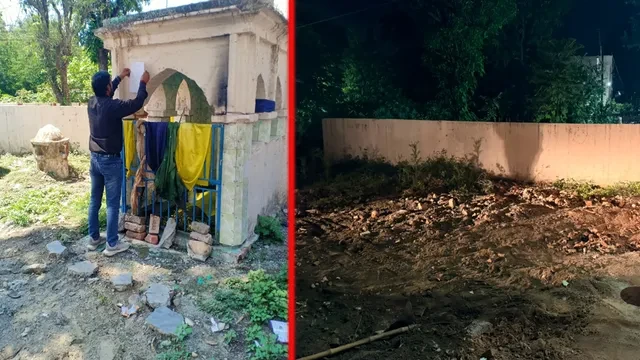 धामी सरकार का बुलडोजर एक्शन, देहरादून में रातोंरात अवैध मजार ध्वस्त