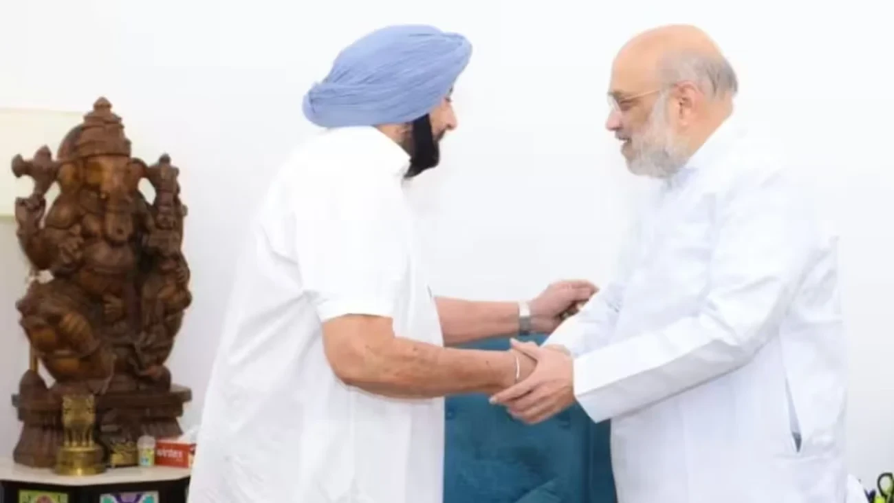 कैप्टन अमरिंदर सिंह ने भाजपा छोड़ने की खबरों को बताया अफवाह, शाह से की मुलाकात