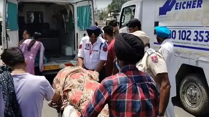 जालंधर में दर्दनाक हादसा, ट्रक की टक्कर से महिला की मौत