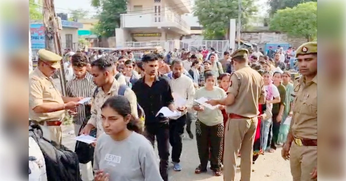 मुजफ्फरनगर में पुलिस भर्ती परीक्षा शांतिपूर्ण संपन्न, 21% अभ्यर्थी रहे अनुपस्थित