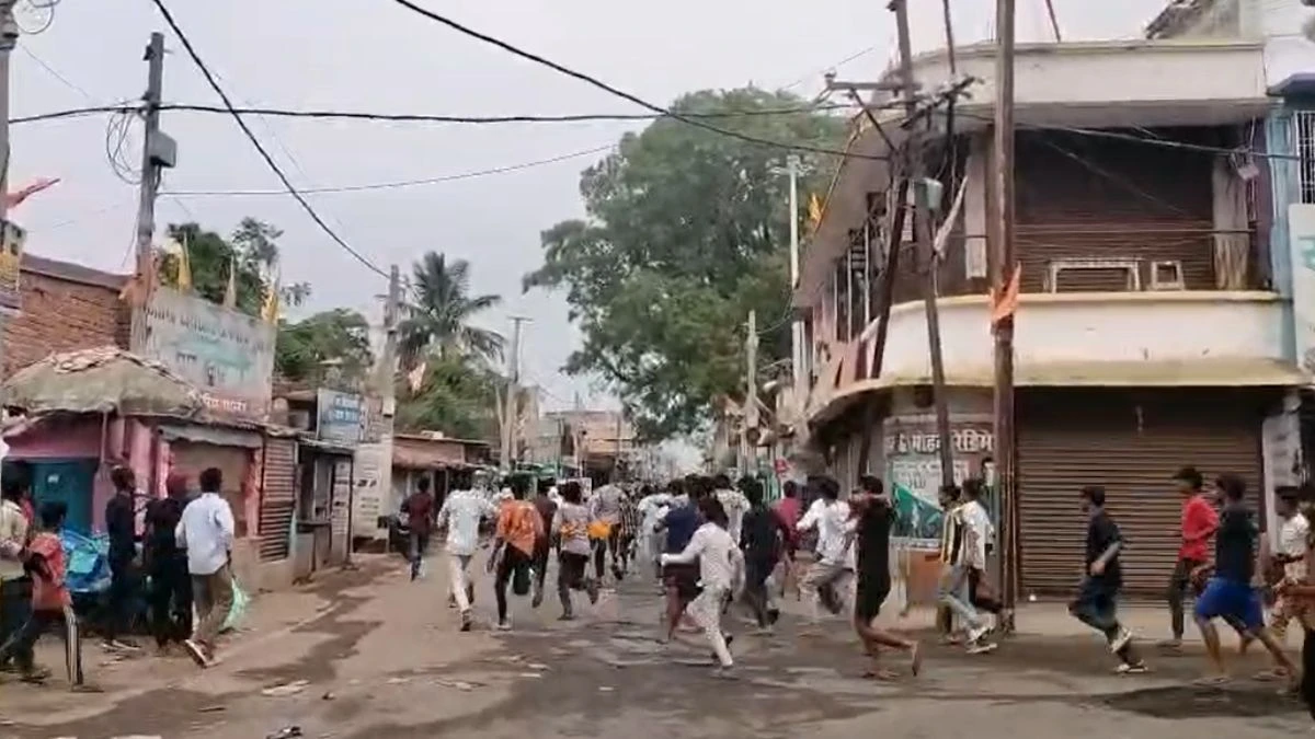 छात्रा की मौत के बाद जमुई में हिंसा, थाने पर हमला और पत्थरबाजी