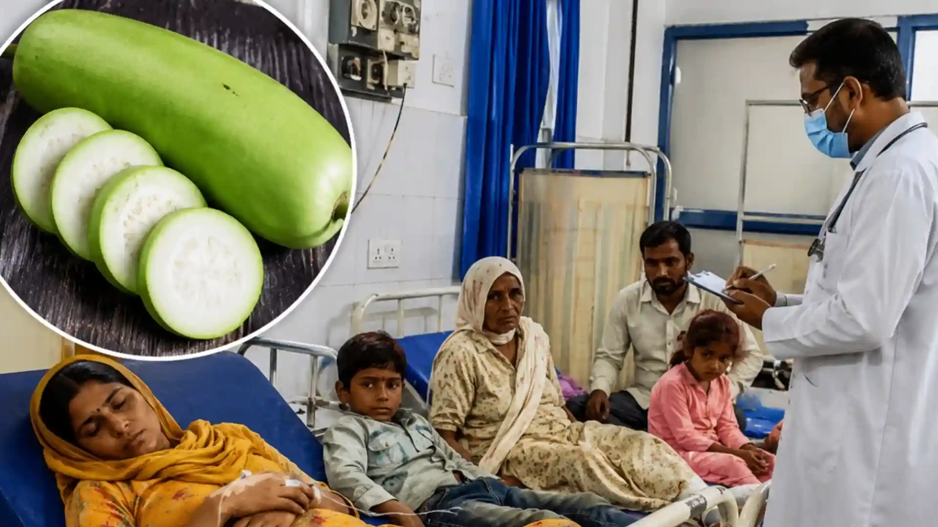 बिजनौर में लौकी की सब्जी खाने के बाद एक ही परिवार के 8 लोग बीमार