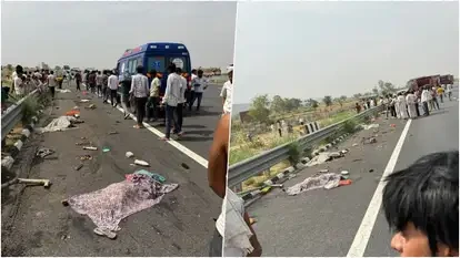 नूंह में दिल्ली-मुंबई एक्सप्रेसवे पर भीषण हादसा, 4 की मौत