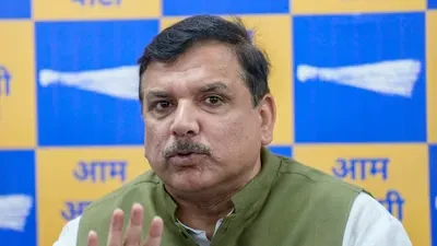 इंदौर में संजय सिंह का केंद्र पर निशाना, विदेश नीति और शिक्षा व्यवस्था पर उठाए सवाल