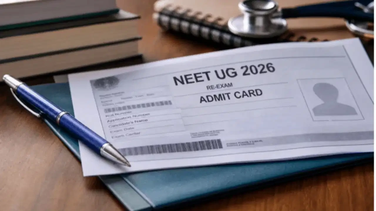 NEET UG 2026 री-एग्जाम का एडमिट कार्ड जारी, 21 जून को होगी परीक्षा