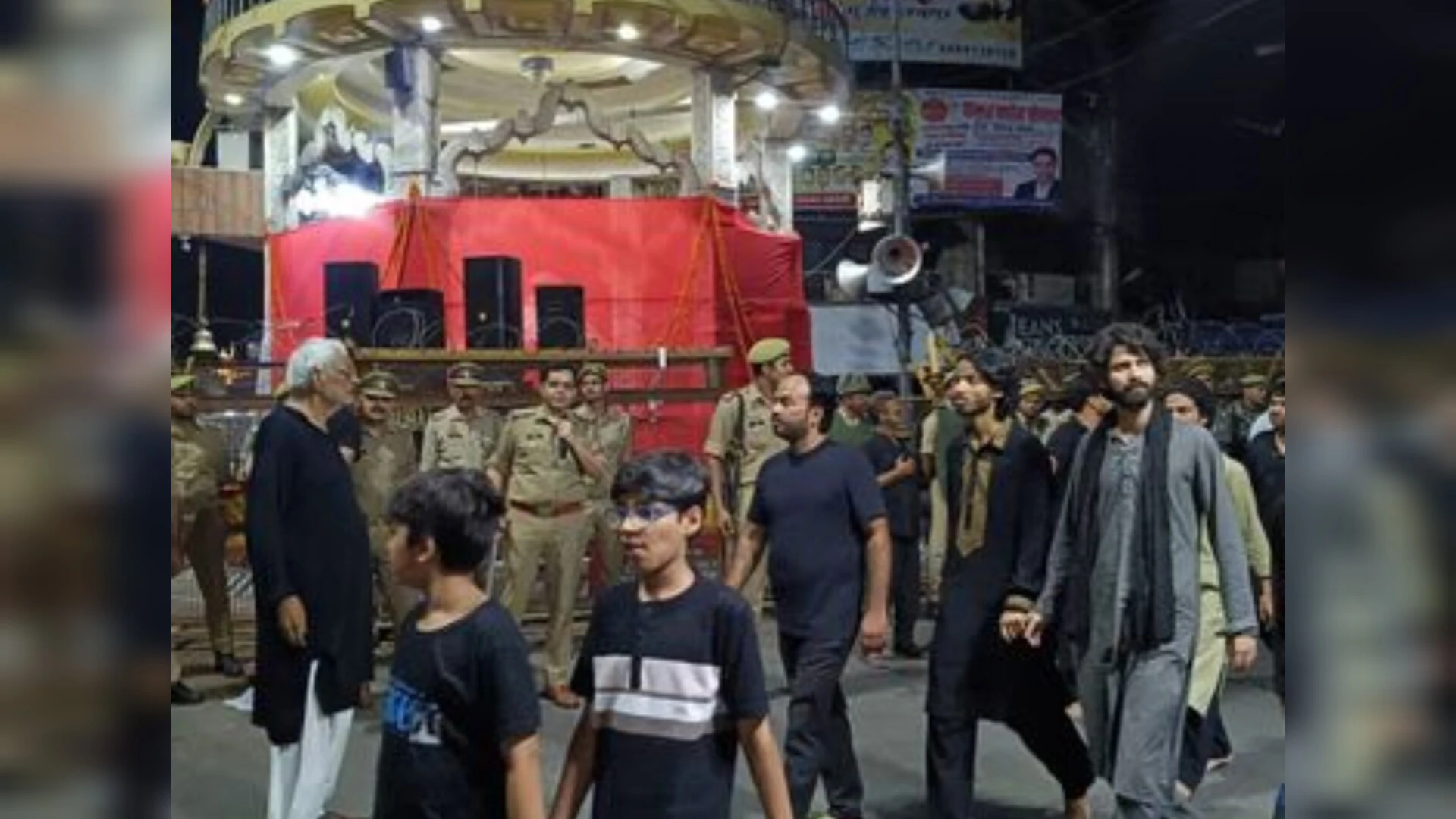 मोहर्रम का सातवां जुलूस मुजफ्फरनगर में शांतिपूर्ण तरीके से संपन्न