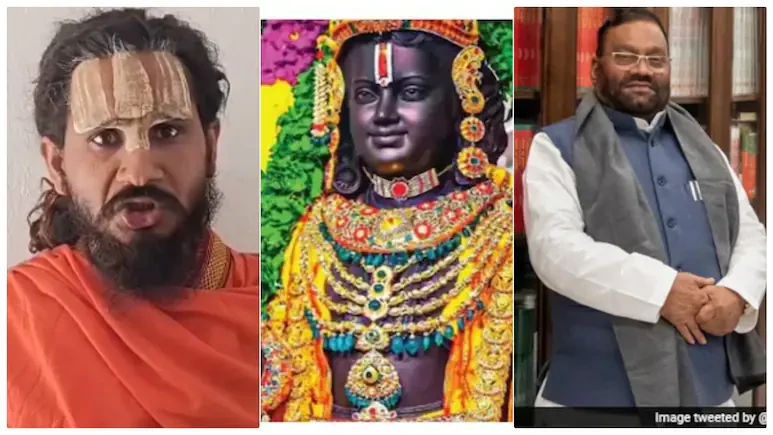 'स्वामी प्रसाद की जीभ काटने पर 5 लाख का इनाम', भगवान राम पर टिप्पणी से भड़के विष्णु दास