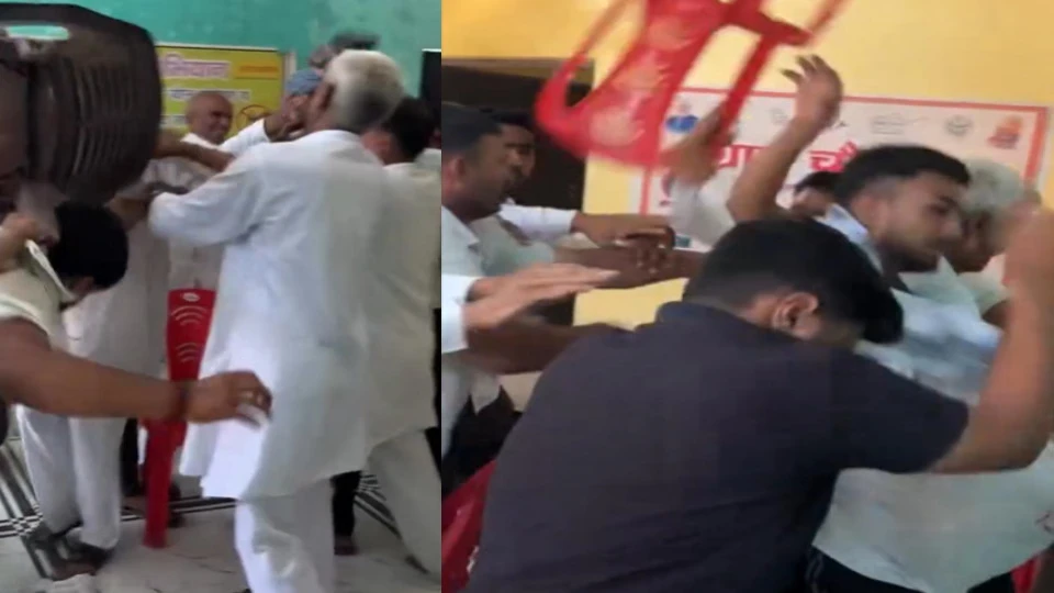 बागपत में वाटरकूलर को लेकर पंचायत घर बना रणक्षेत्र, चलीं कुर्सियां