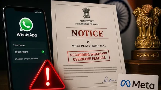 WhatsApp के नए यूजरनेम फीचर पर सरकार सख्त, मेटा से मांगा जवाब