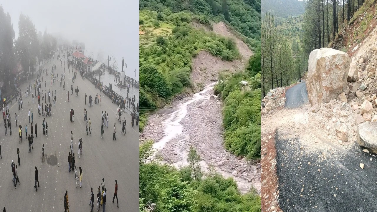 हिमाचल में मौसम का कहर, किन्नौर में फटा बादल और लाहौल में दर्दनाक हादसा
