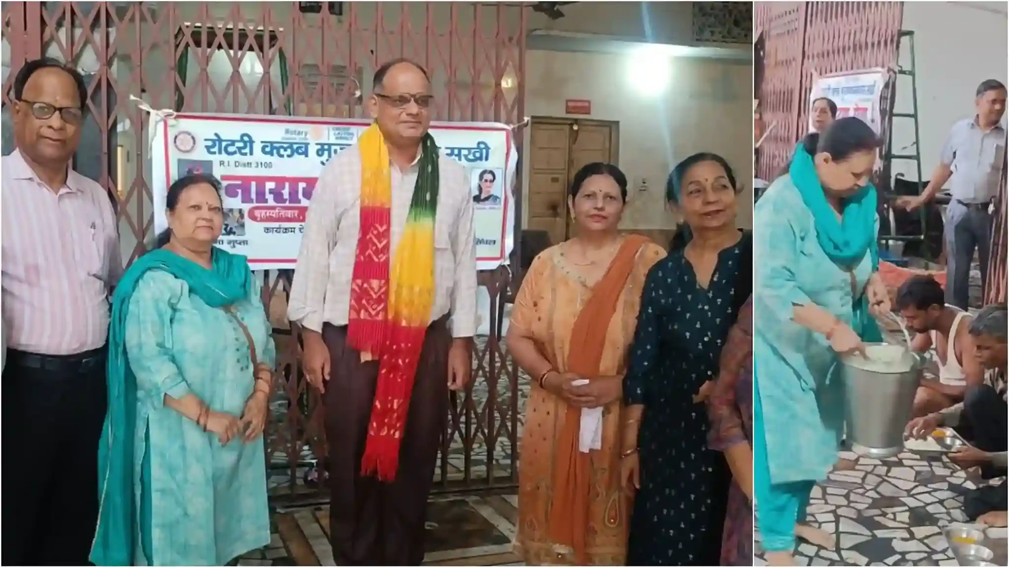रोटरी क्लब मुजफ्फरनगर सखी ने नए सत्र की शुरुआत नर-नारायण सेवा से की