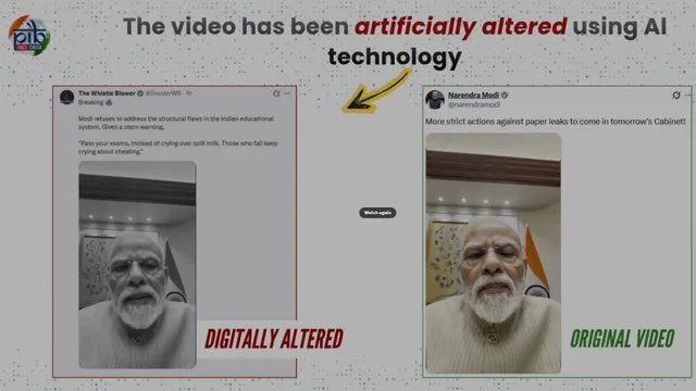 PM मोदी और पीयूष गोयल का AI फेक वीडियो वायरल, PIB ने बताया भ्रामक, जांच में जुटी एजेंसियां