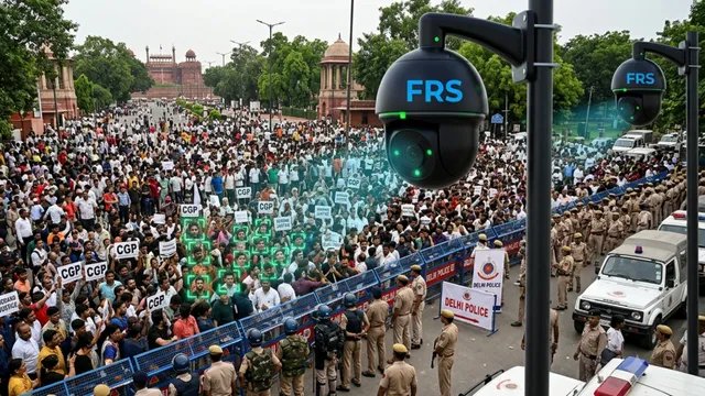 CJP प्रदर्शन पर पुलिस की नजर, FRS कैमरों से 2 हजार से ज्यादा लोगों की पहचान
