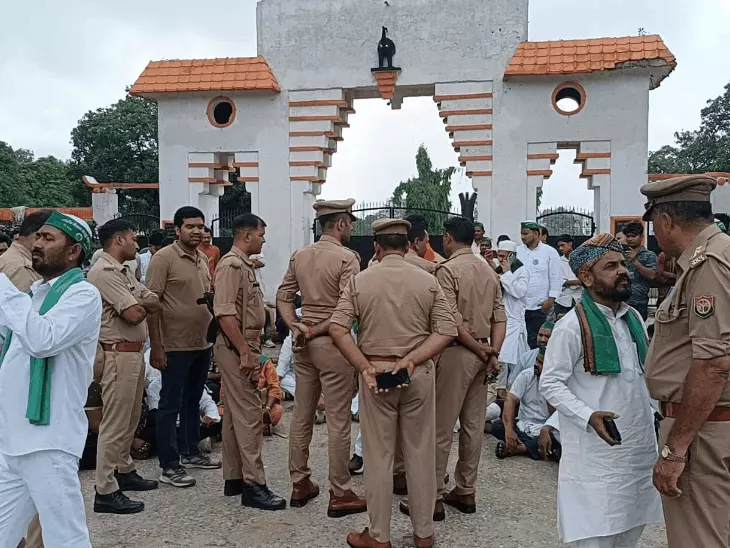 मुजफ्फरनगर: इंडो-अमेरिका ट्रेड डील का विरोध करने दिल्ली जा रहे किसान नेता शाह आलम को पुलिस ने रोका
