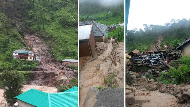 कांगड़ा के शाहपुर में बादल फटने से तबाही, बोह घाटी में 14 मकान बहे, राहत कार्य जारी