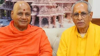 राम मंदिर ट्रस्ट के पूर्व महासचिव चंपत राय से मिले कोषाध्यक्ष गोविंद देव