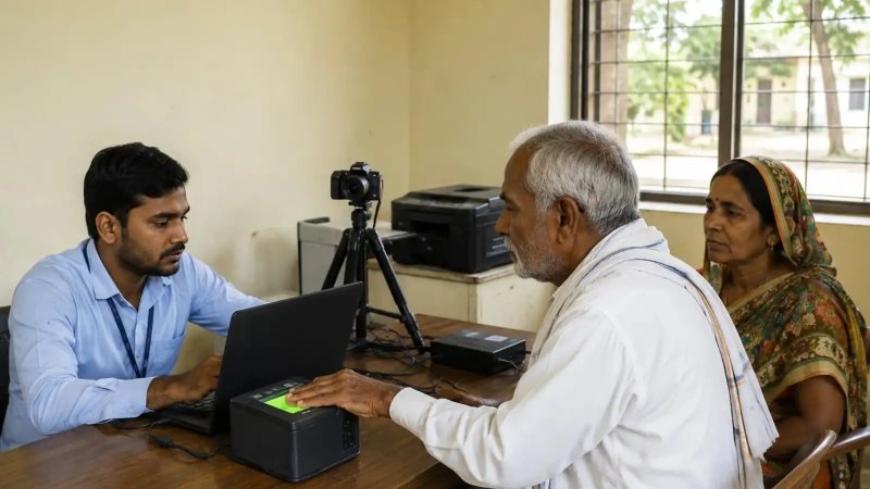 अब गांव में ही बनेगा और अपडेट होगा आधार कार्ड, यूपी की 110 ग्राम पंचायतों में शुरू हुई सुविधा
